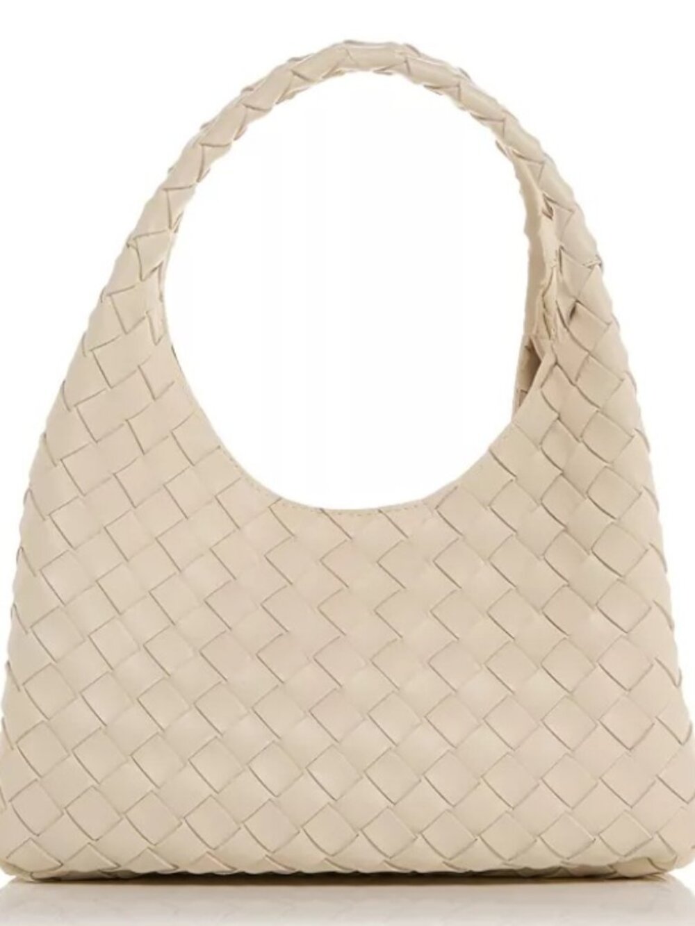 New Bottega Veneta Small Campana Intrecciato Leather Shoulder Bag